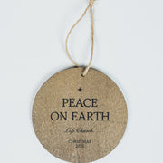 Peace on Earth Ornament
