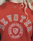Devoted Embroidered Crewneck
