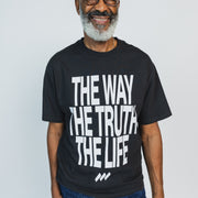 Billy is wearing a M