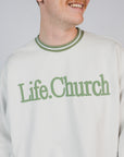 Two-Tone Heavyweight Crewneck