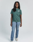 Kali is wearing a size S