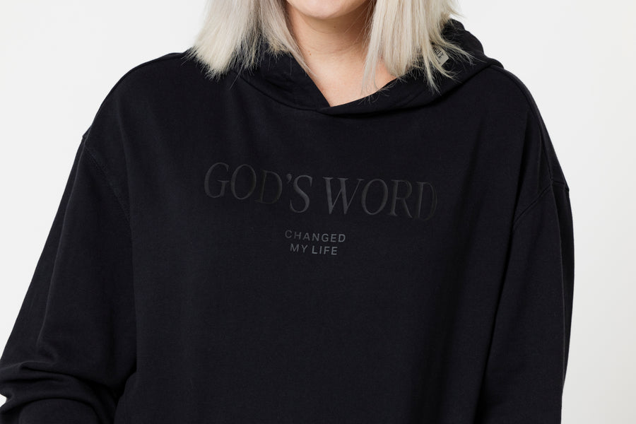 God's Word Changed My Life Black Hoodie