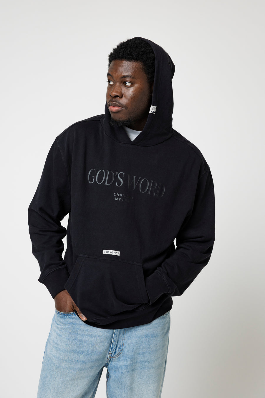 God's Word Changed My Life Black Hoodie