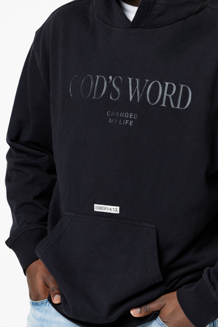 God's Word Changed My Life Black Hoodie