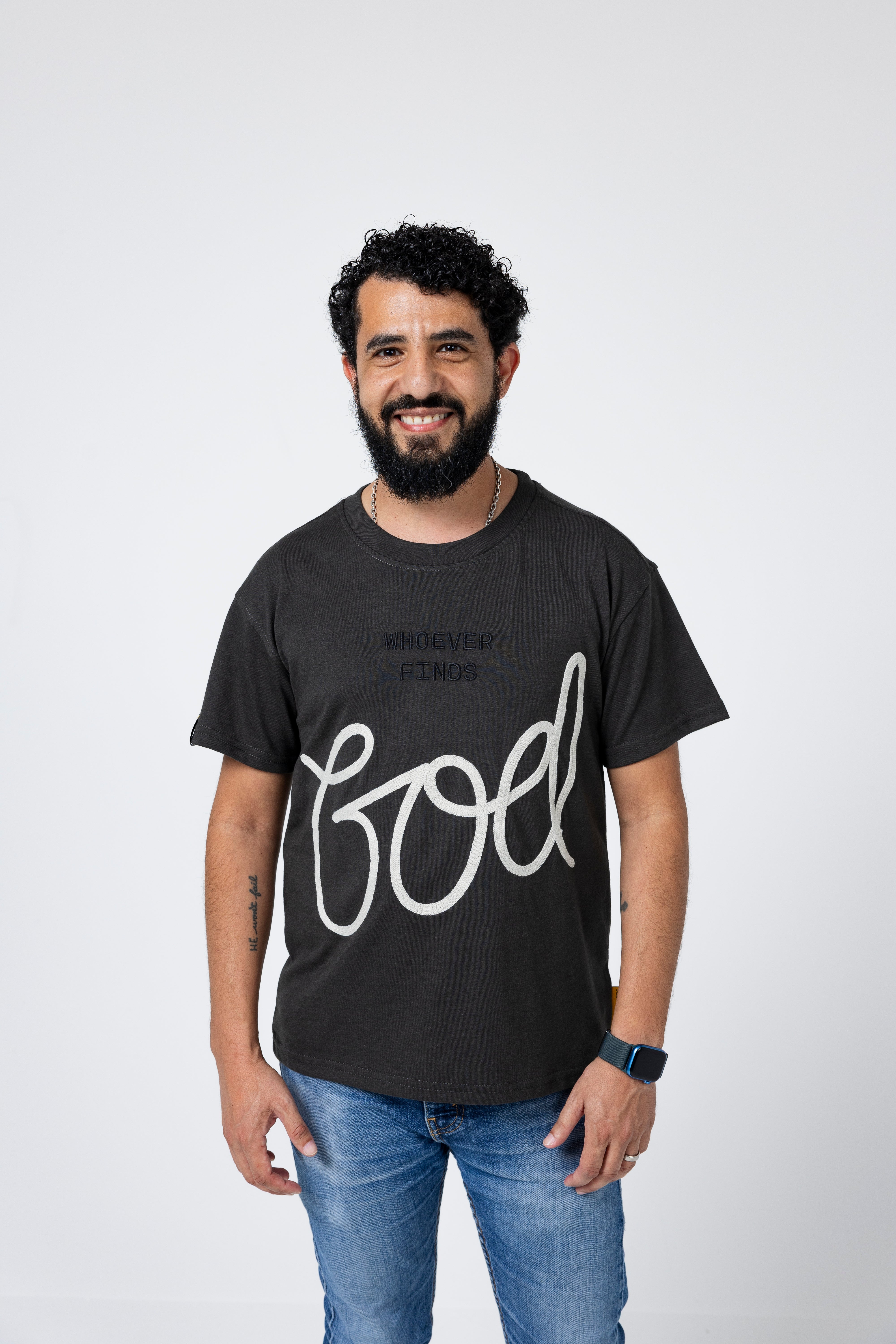 Johnny is wearing a size S