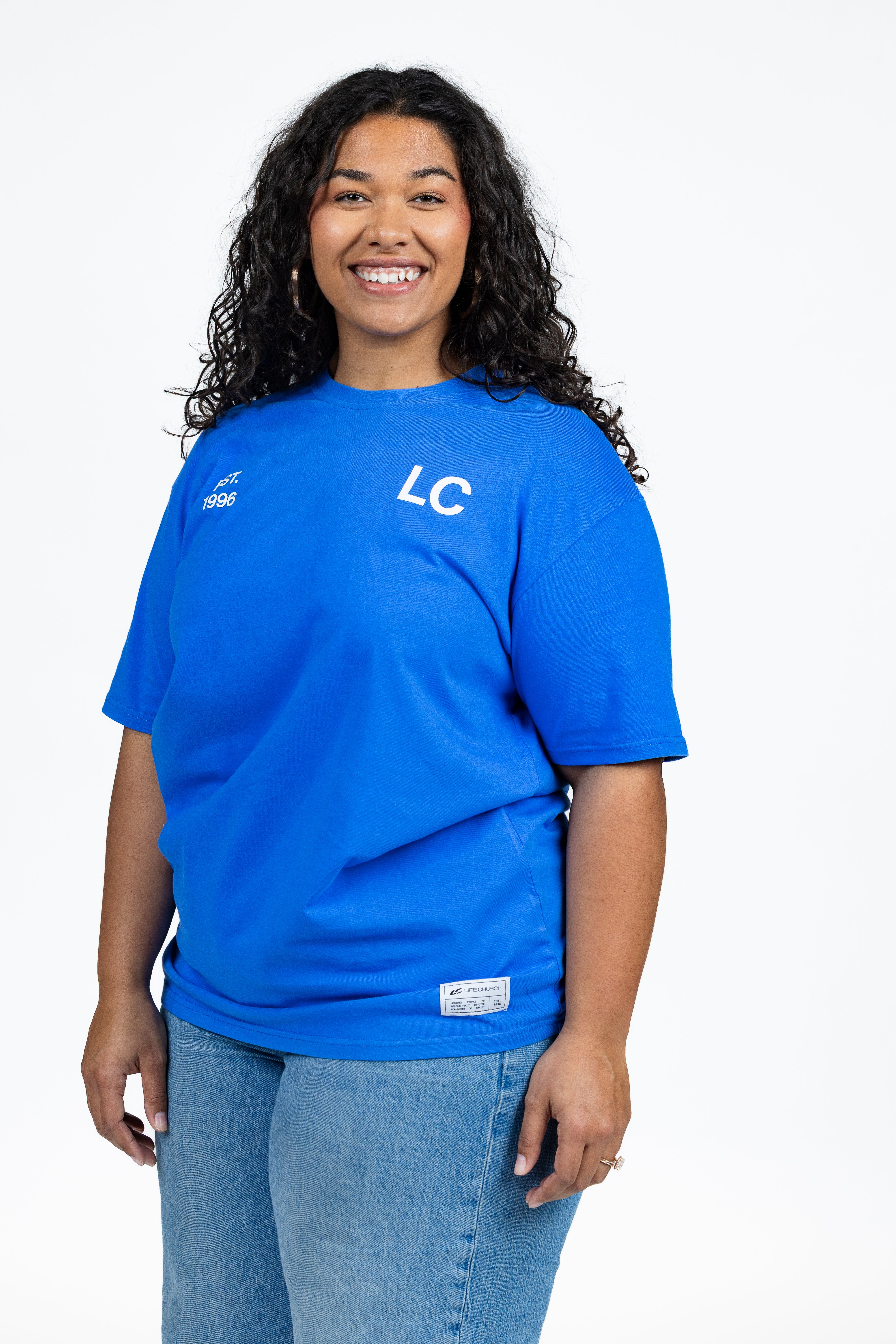 Lyric is wearing a size 2XL