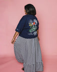 Christina is 5'4" and wears a size XL