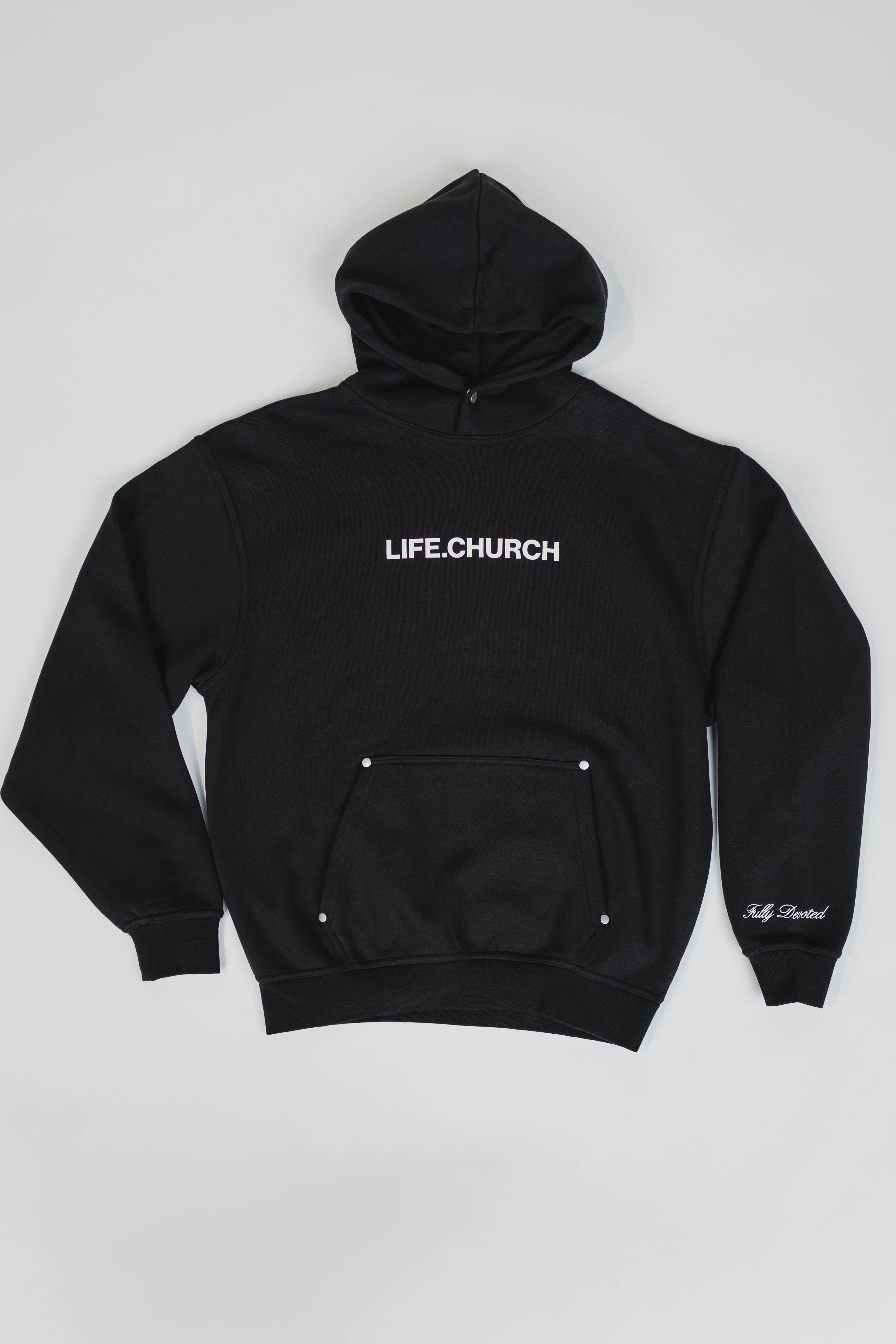 Snap Button Basic Hoodie
