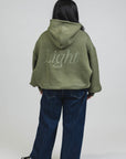 Ashlie is 5'3" and wears a size XL