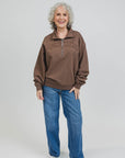 Linda Jo is 5'4" and wears a size S