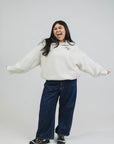 Ashlie is 5'3" and wears a size XL