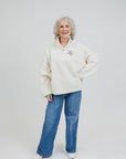 Linda Jo is 5'4" and wears a size S