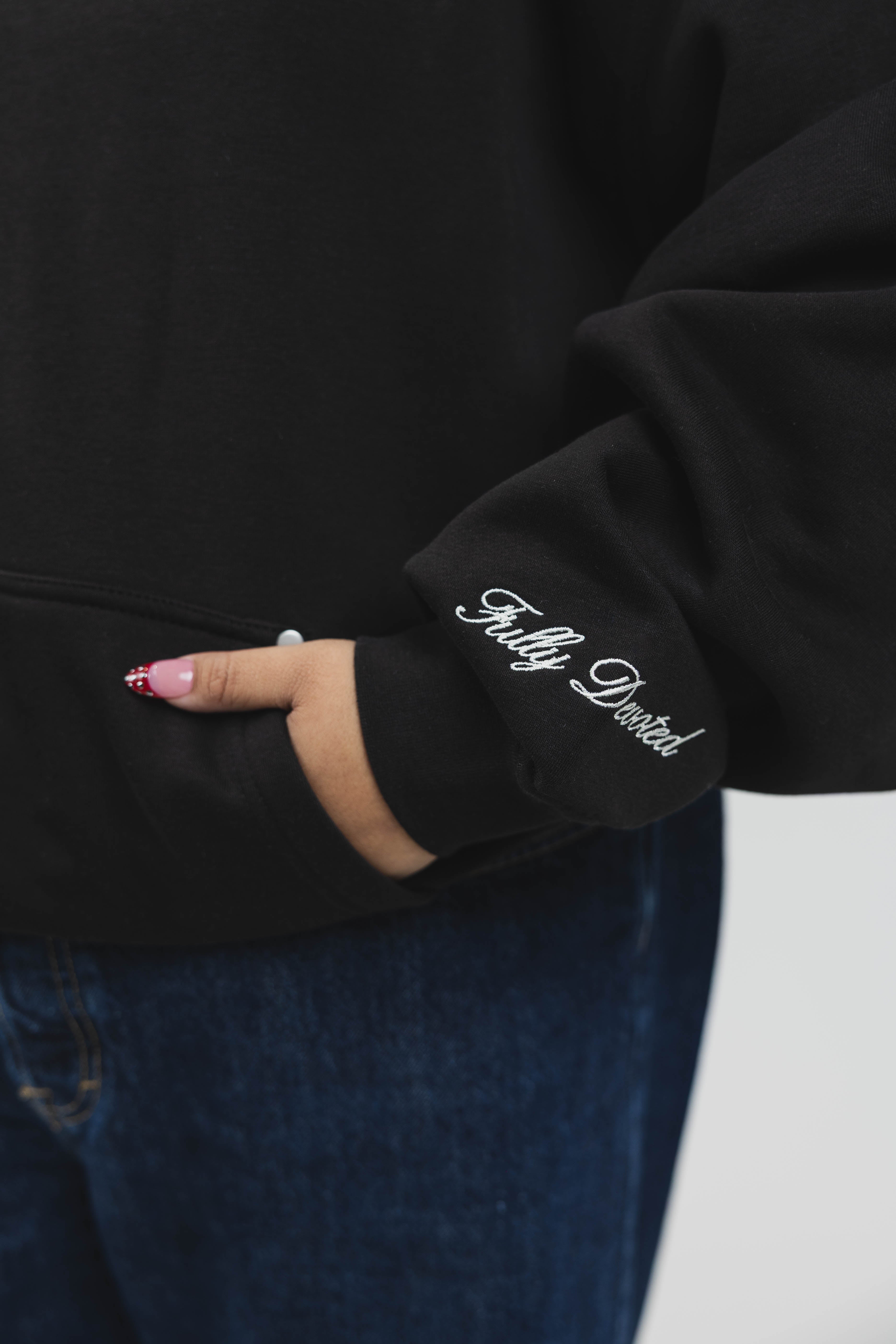 Snap Button Basic Hoodie