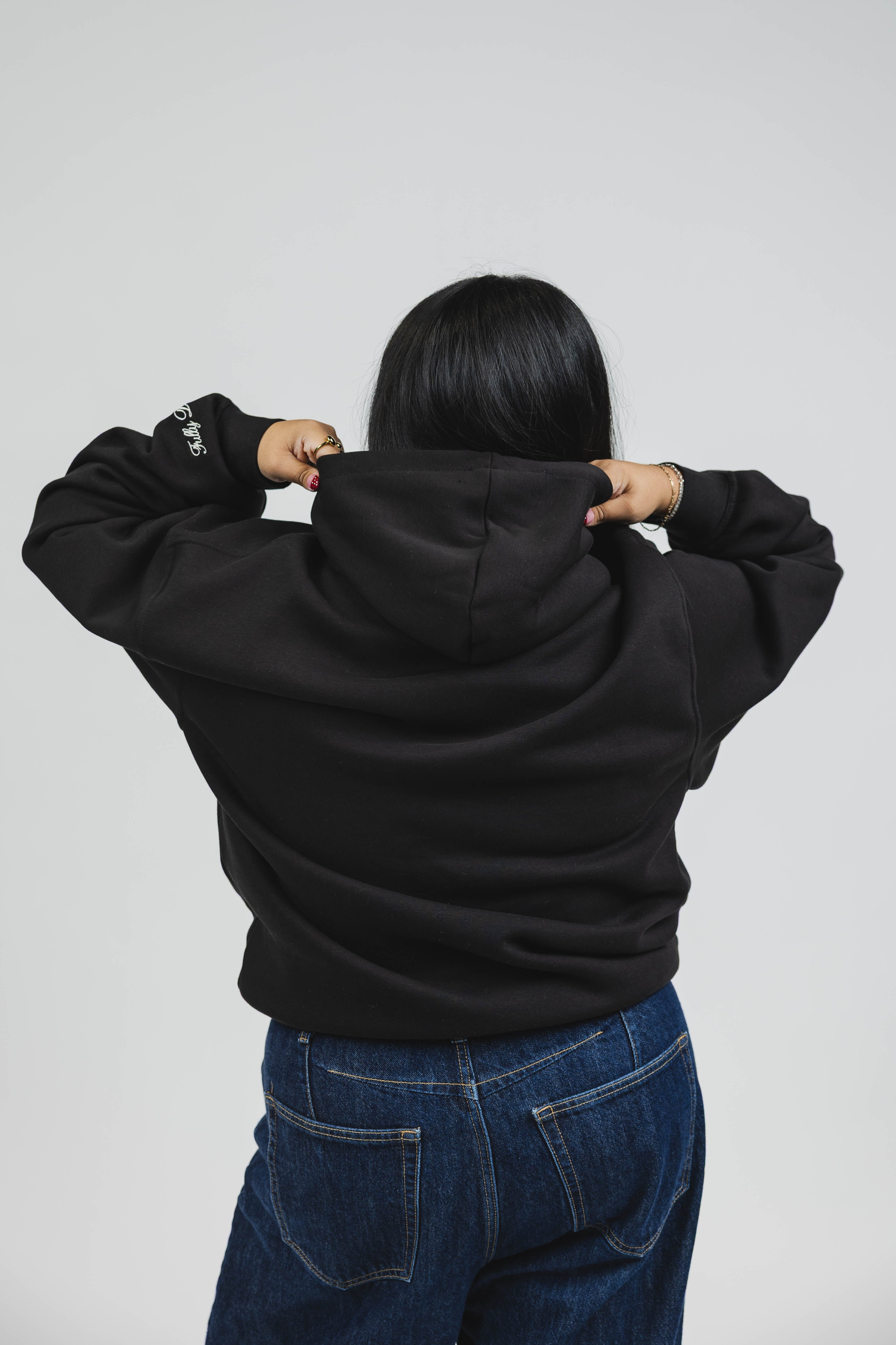 Snap Button Basic Hoodie