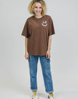 Kaylene is 5'8" and wears a size S