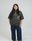 Ashlie is 5'3" and wears a size XL