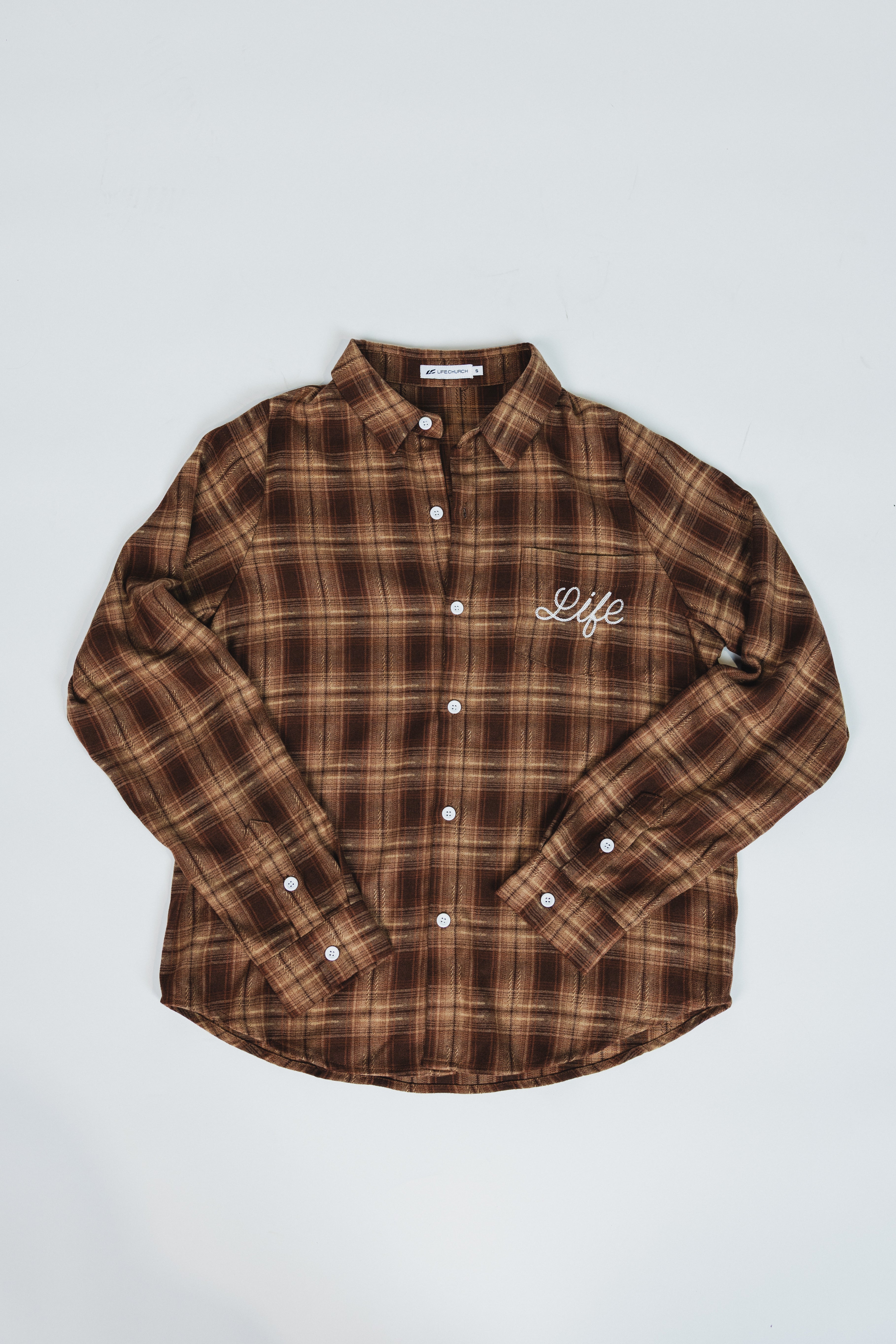 Life Chain Stitched Flannel