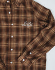 Life Chain Stitched Flannel