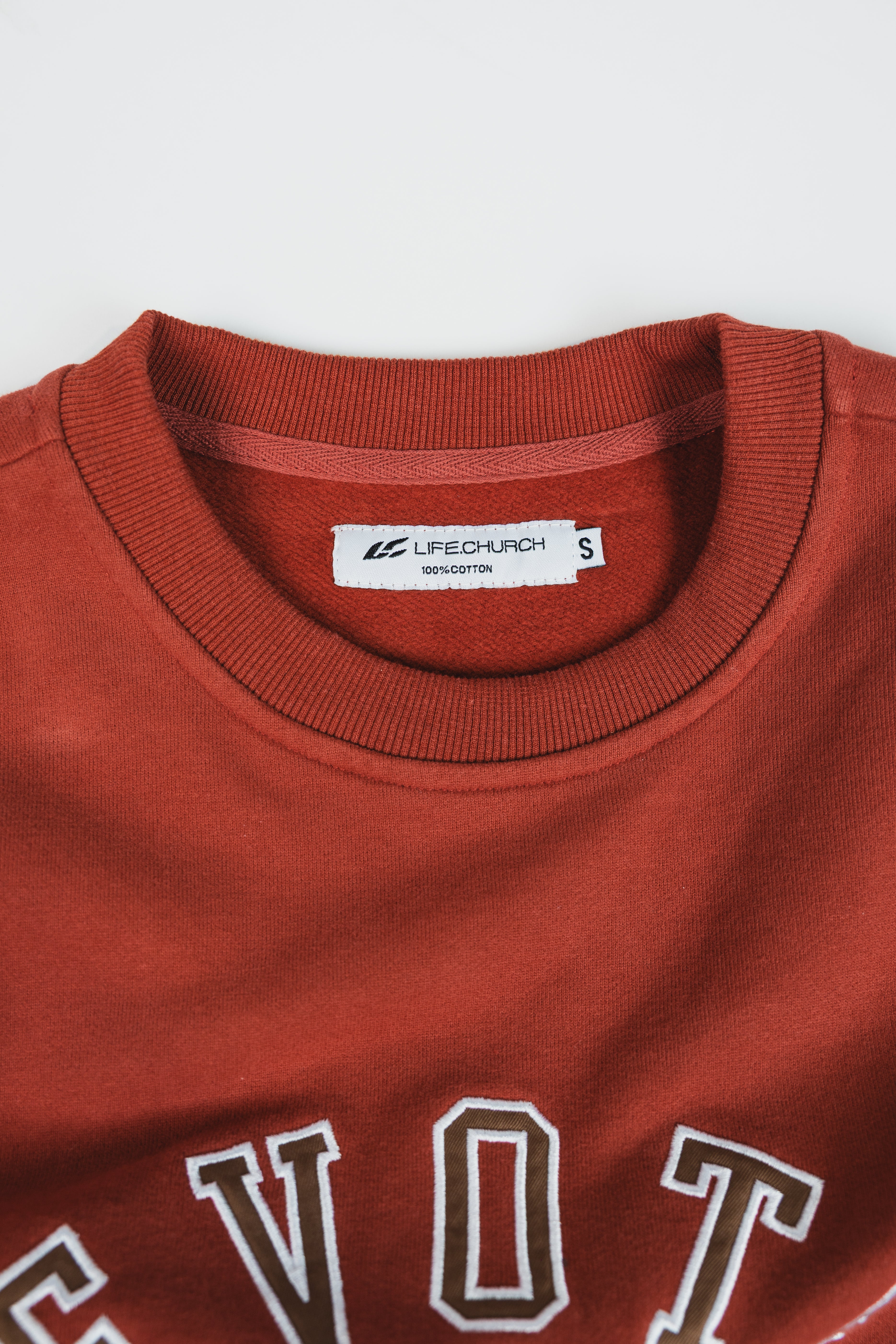 Devoted Embroidered Crewneck
