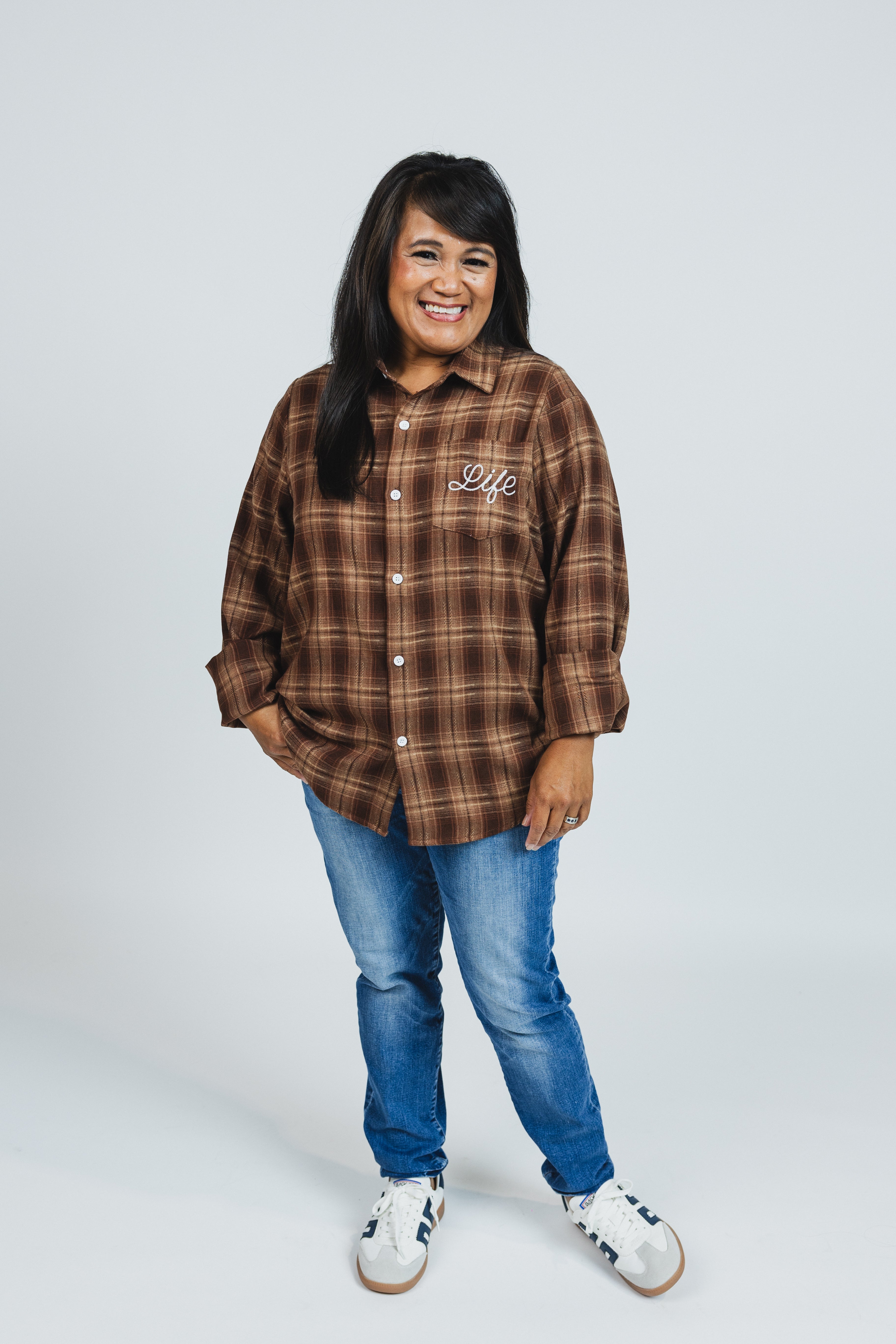 Genelie is wearing a size M