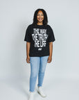 Aarikah is wearing a size L