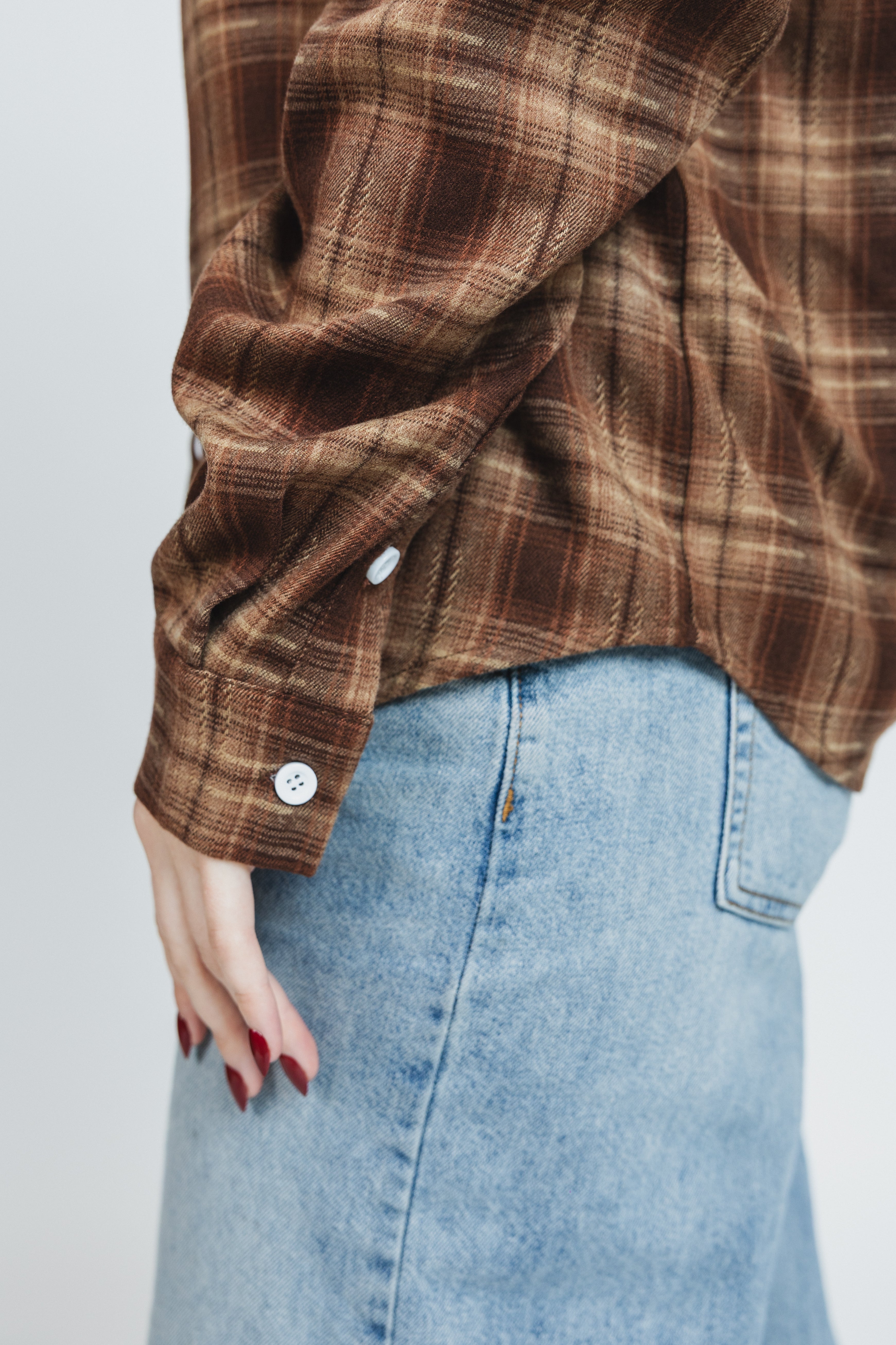 Life Chain Stitched Flannel