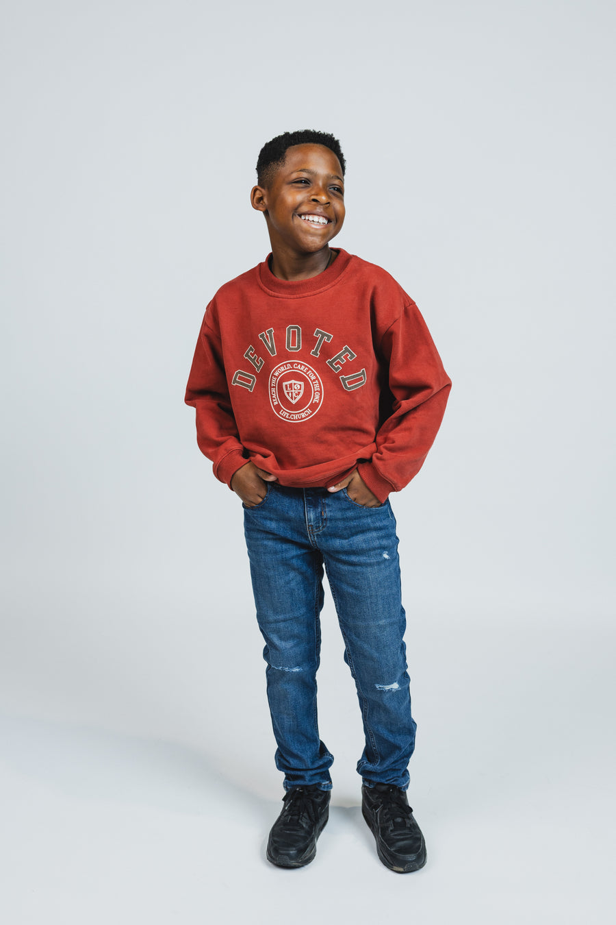 Kids Devoted Crewneck