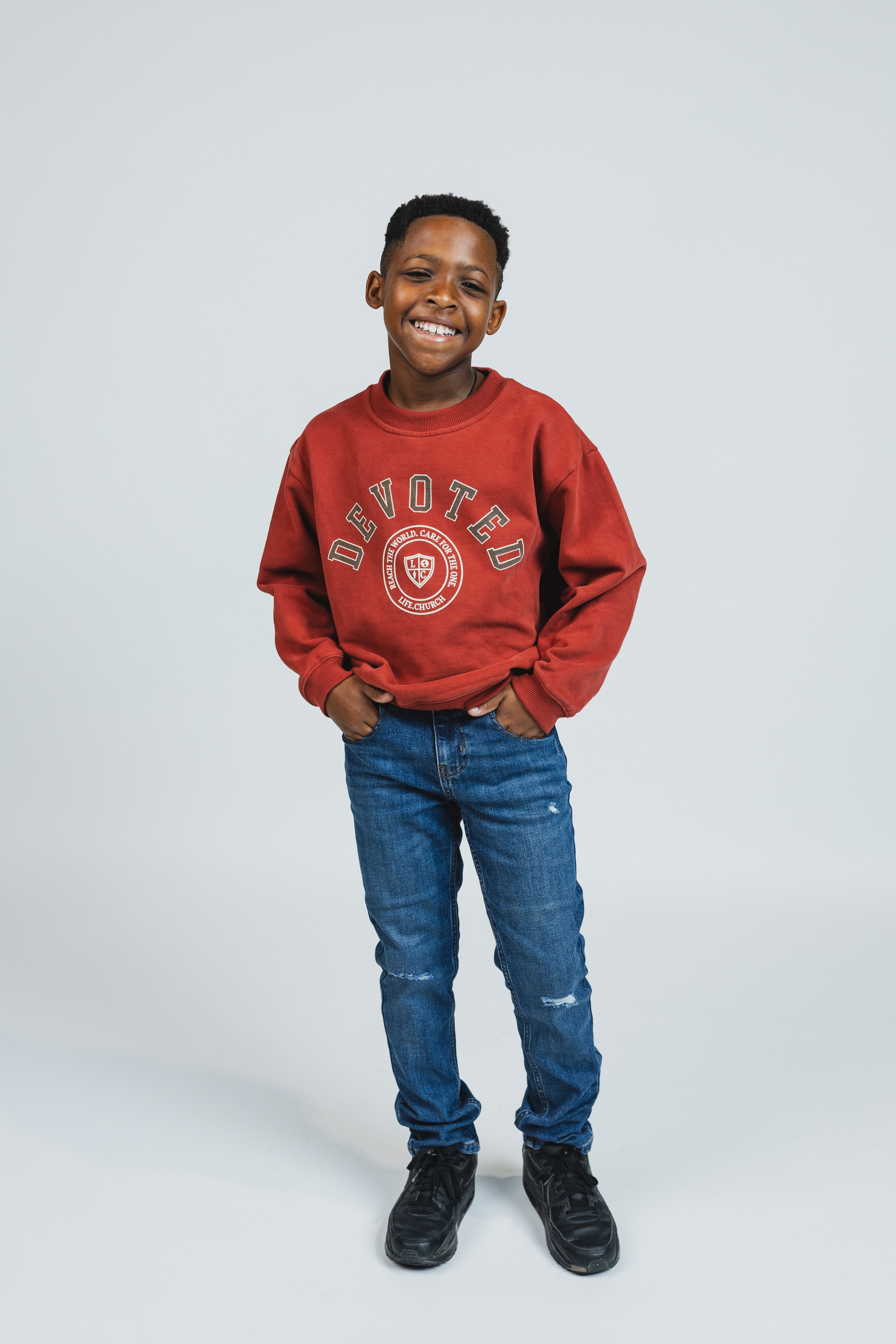 Kids Devoted Crewneck