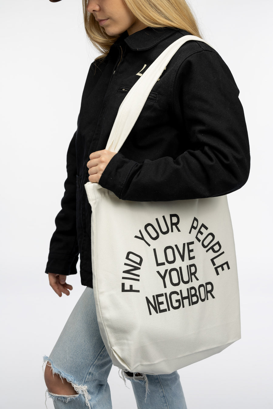Find Your People, Love Your Neighbor Tote