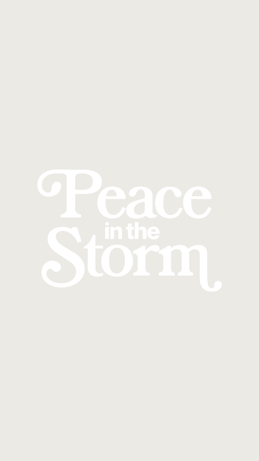 Peace in the Storm Digital Download