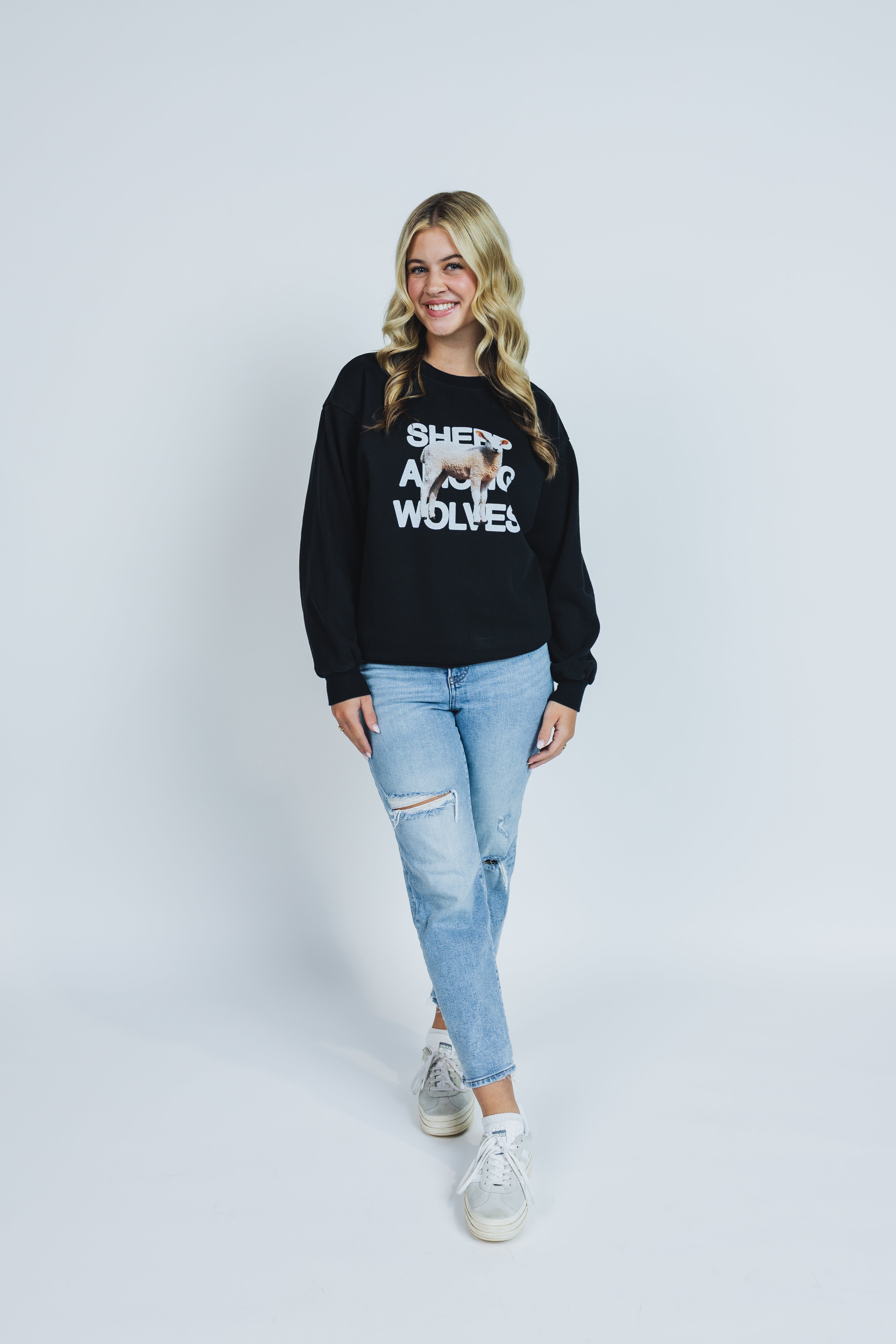 Sheep Among Wolves Crewneck