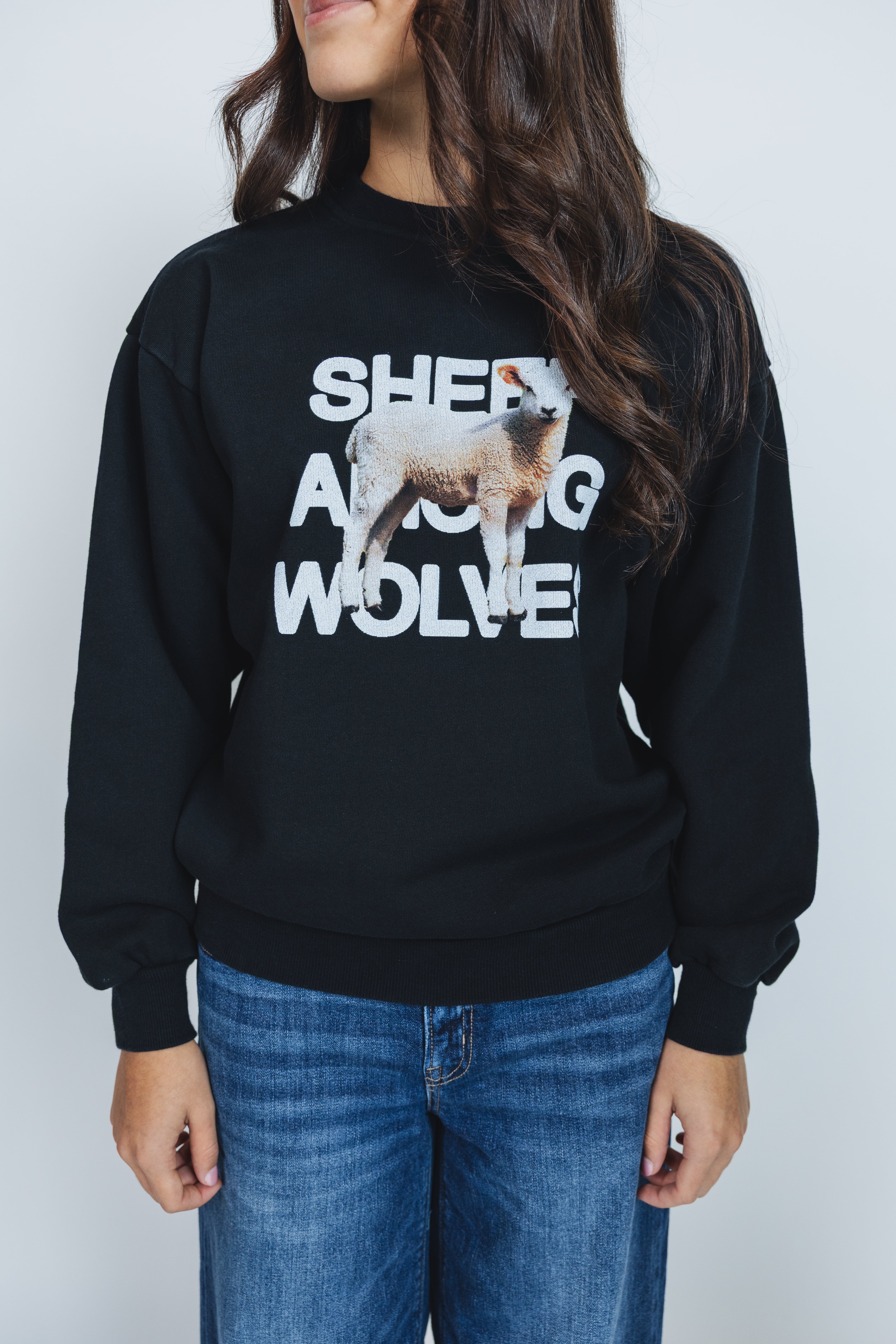 Sheep Among Wolves Crewneck