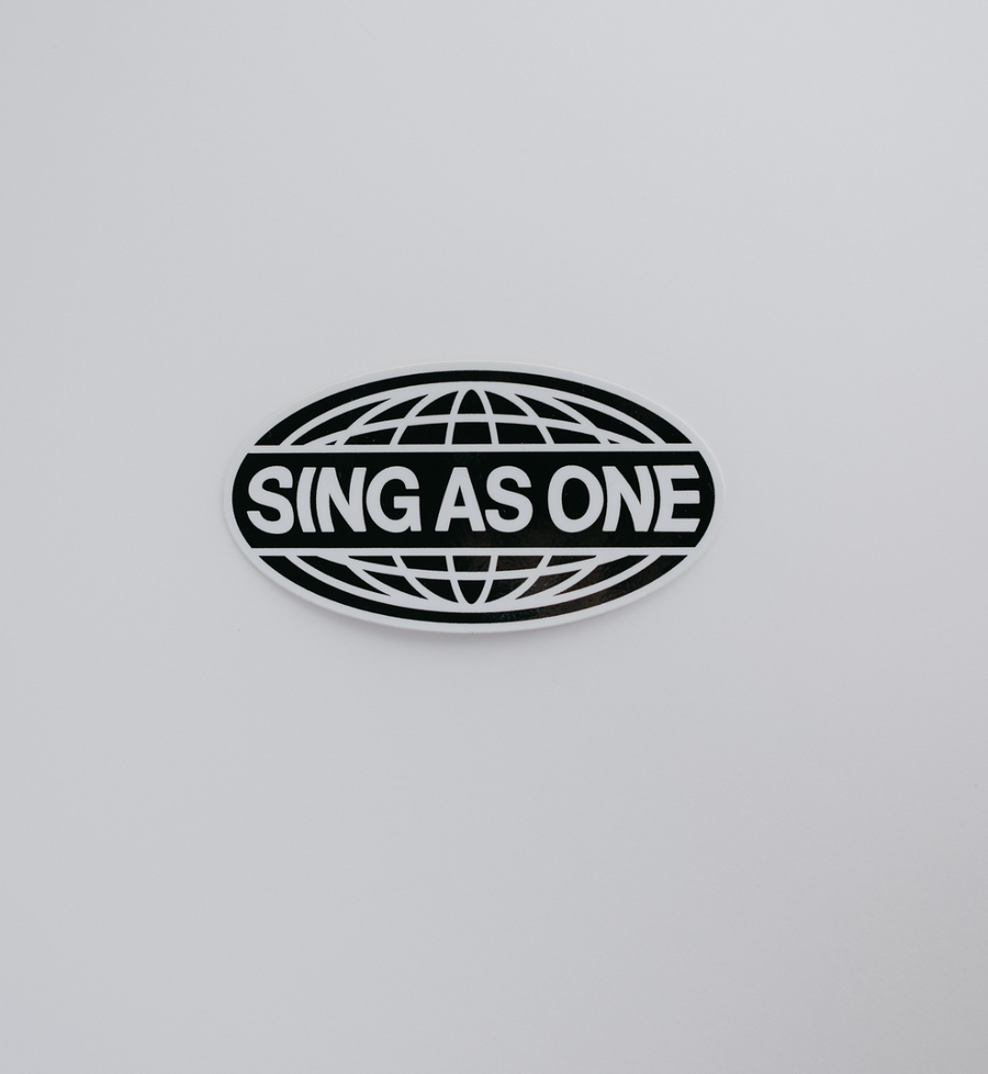 Sing As One Sticker